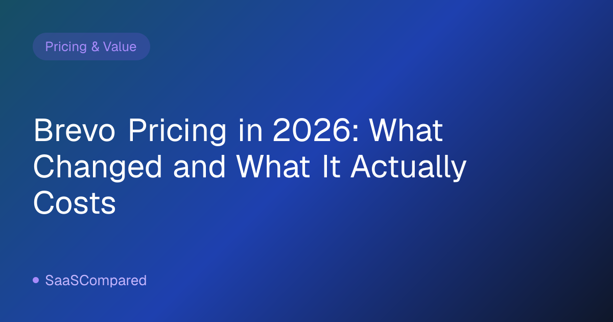 Brevo Pricing in 2026: What Changed and What It Actually Costs