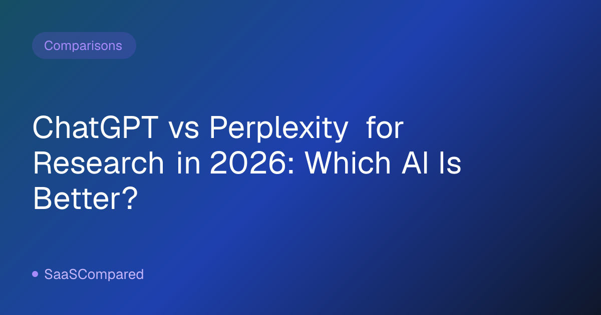 ChatGPT vs Perplexity for Research in 2026: Which AI Is Better?