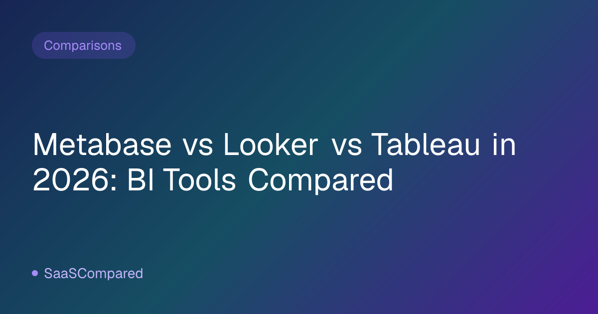 Metabase vs Looker vs Tableau in 2026: BI Tools Compared
