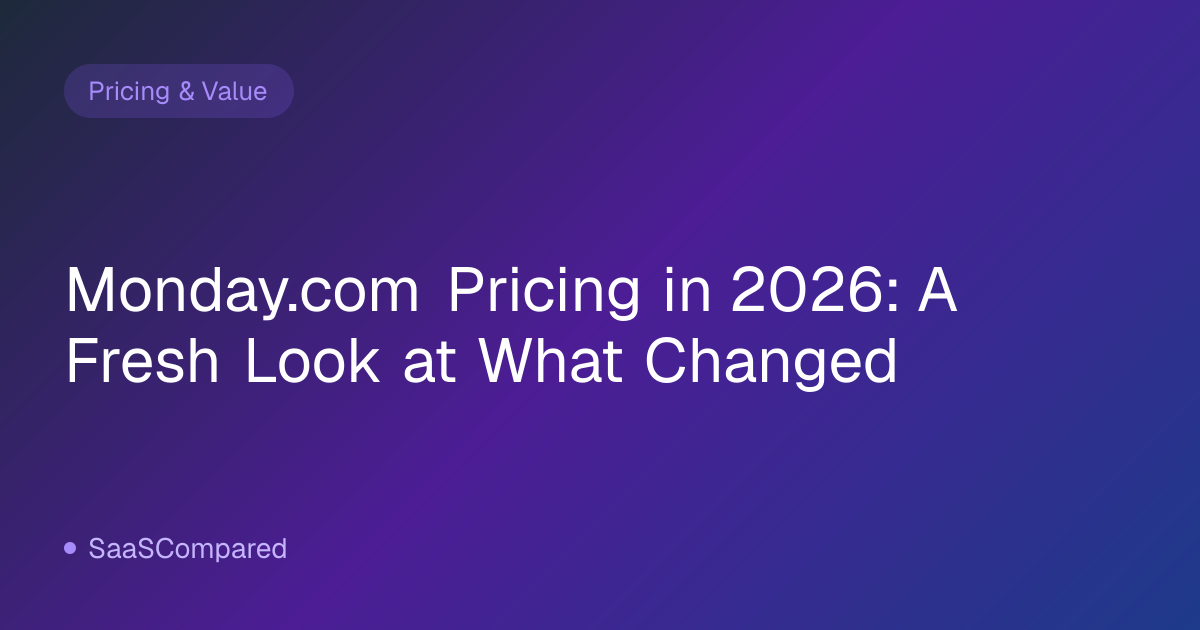 Monday.com Pricing in 2026: A Fresh Look at What Changed